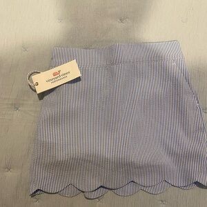 Vineyard Vines girls seersucker skirt with built in shorts